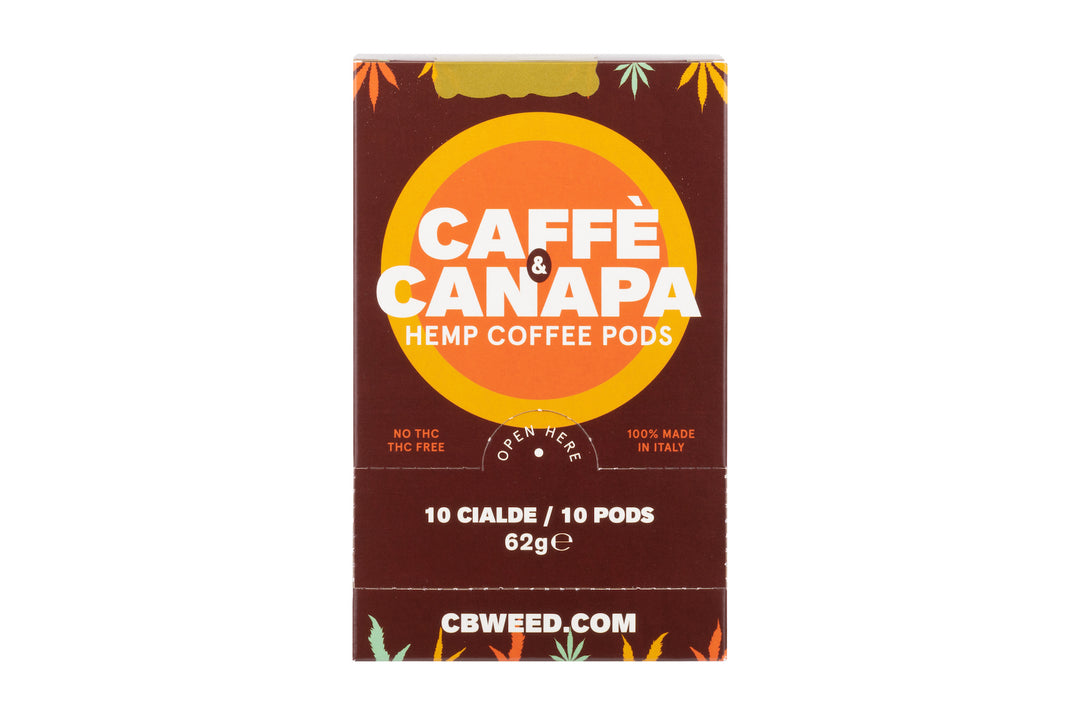 CAFFÈ ALLA CANAPA - 10 CIALDE MONODOSE - Cbweed - Bongae