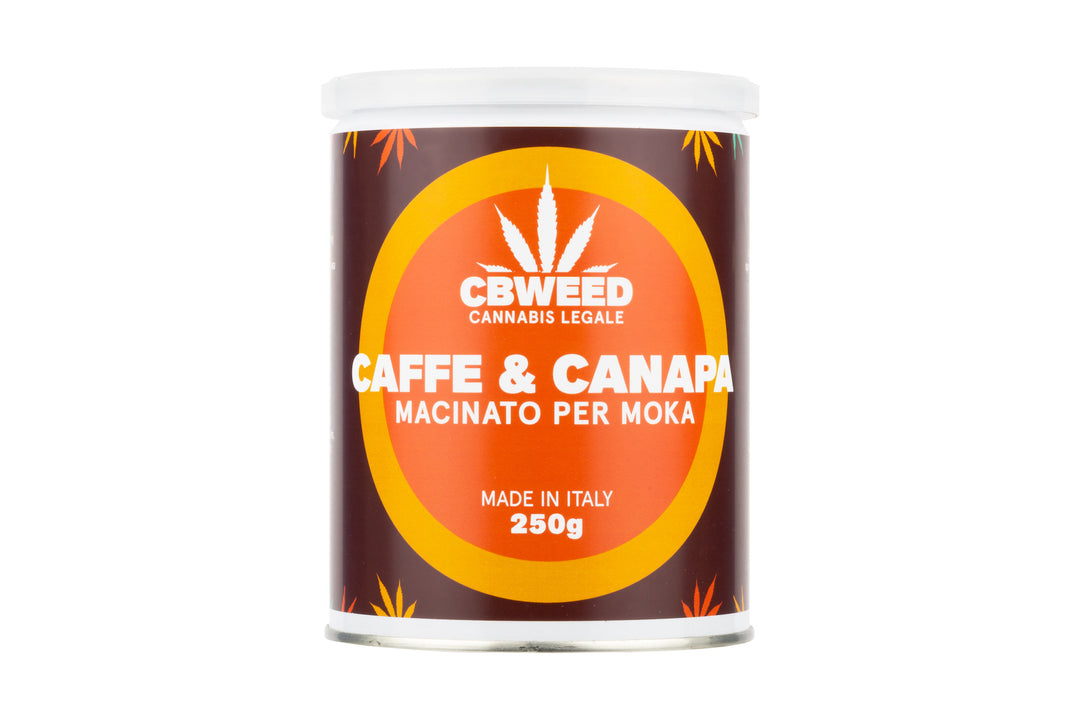 CAFFÈ ALLA CANAPA MACINATO PER MOKA - Cbweed - Bongae