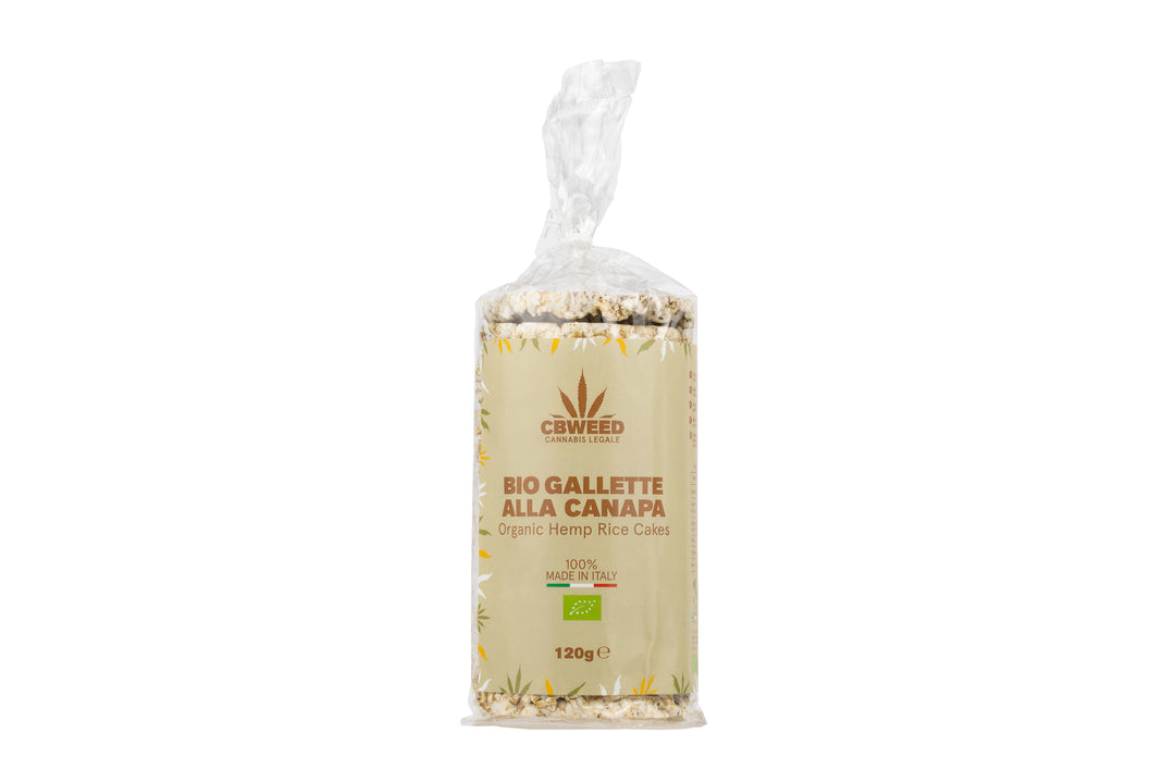 GALLETTE BIOLOGICHE DI RISO E CANAPA - Bongae