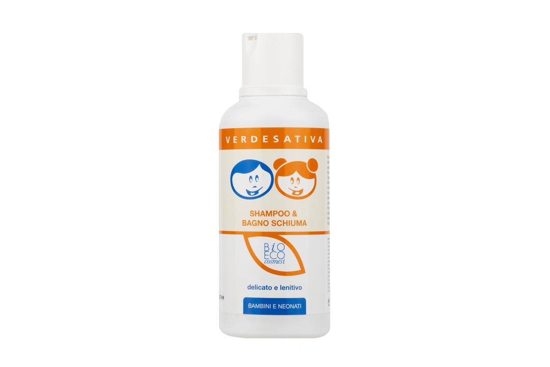 Baby Shampoo & Bagno Schiuma 100% naturale e bio degradabile - Bongae