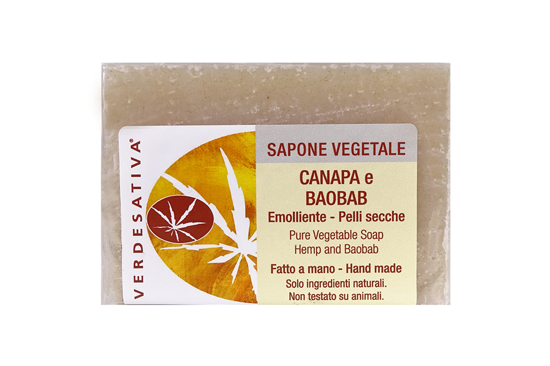 Sapone solido Canapa e Baobab - 100% Ecosostenibile - Bongae