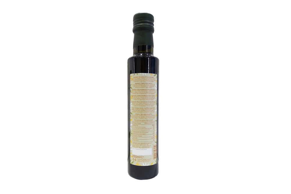 olio di semi di canapa biologico italiano
