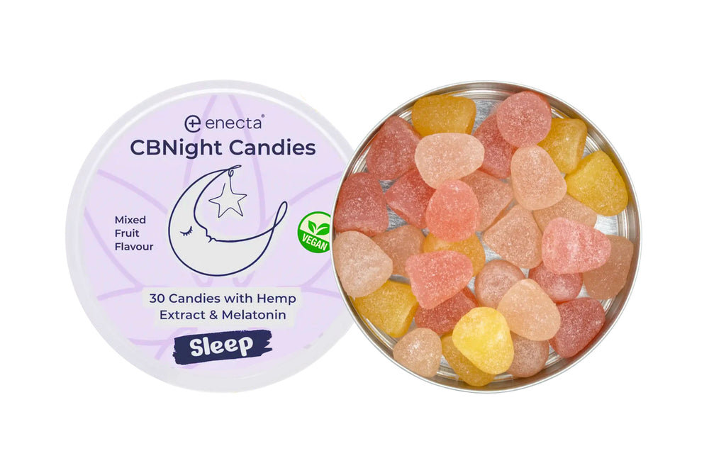CBNIGHT CANDIES - CARAMELLE ALLA CANAPA E MELATONINA - BONGAE

