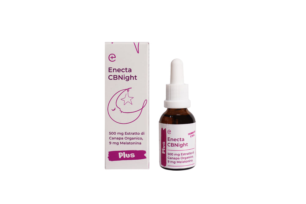 CBNight Olio di canapa e melatonina - Bongae