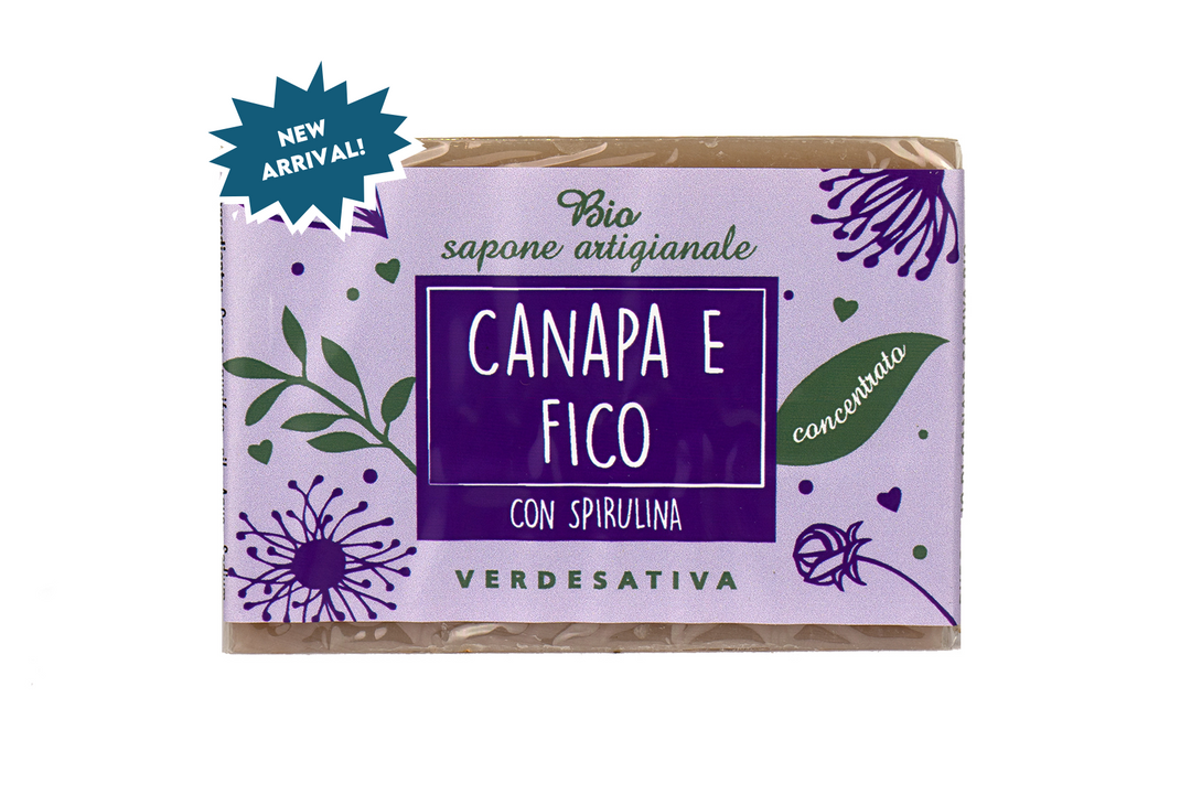 Sapone Solido canapa e fico 100% naturale e biodegradabile - Bongae