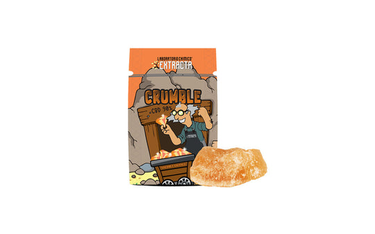 Crumble Sherbet Orange, estratti di cannabis legale ad alto CBD