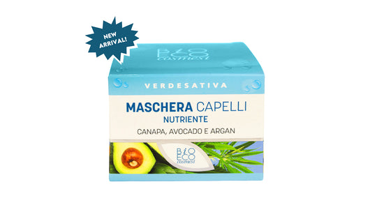 Maschera per capelli canapa avocado e argan - Bongae