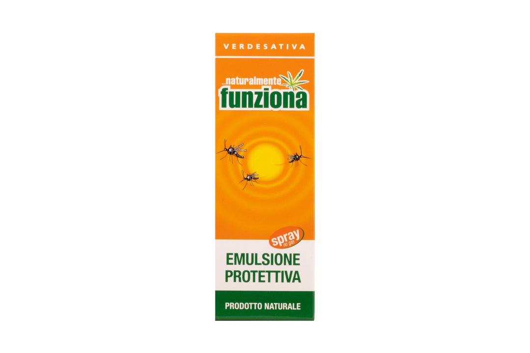 Spray (no gas) – Antizanzare - emulsione protettiva ed idratante - Bongae 