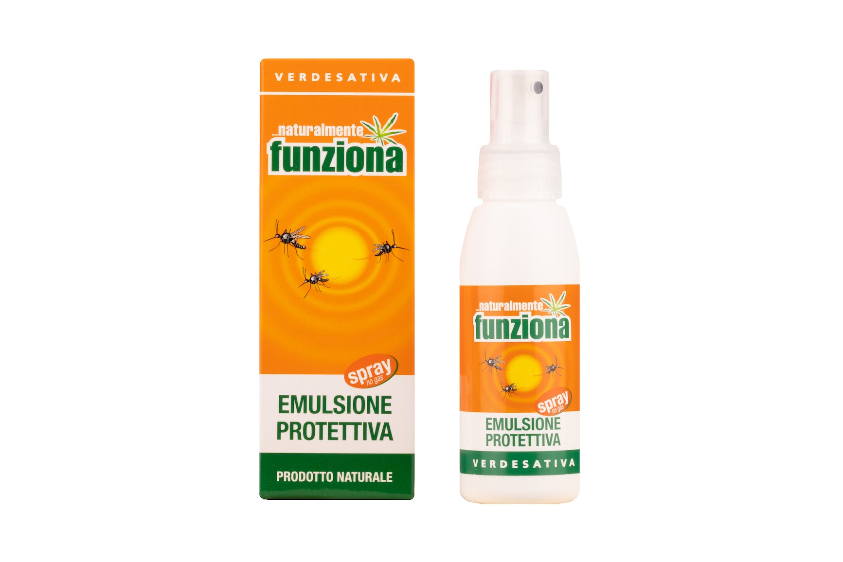 Spray (no gas) – Antizanzare - emulsione protettiva ed idratante - Bongae 