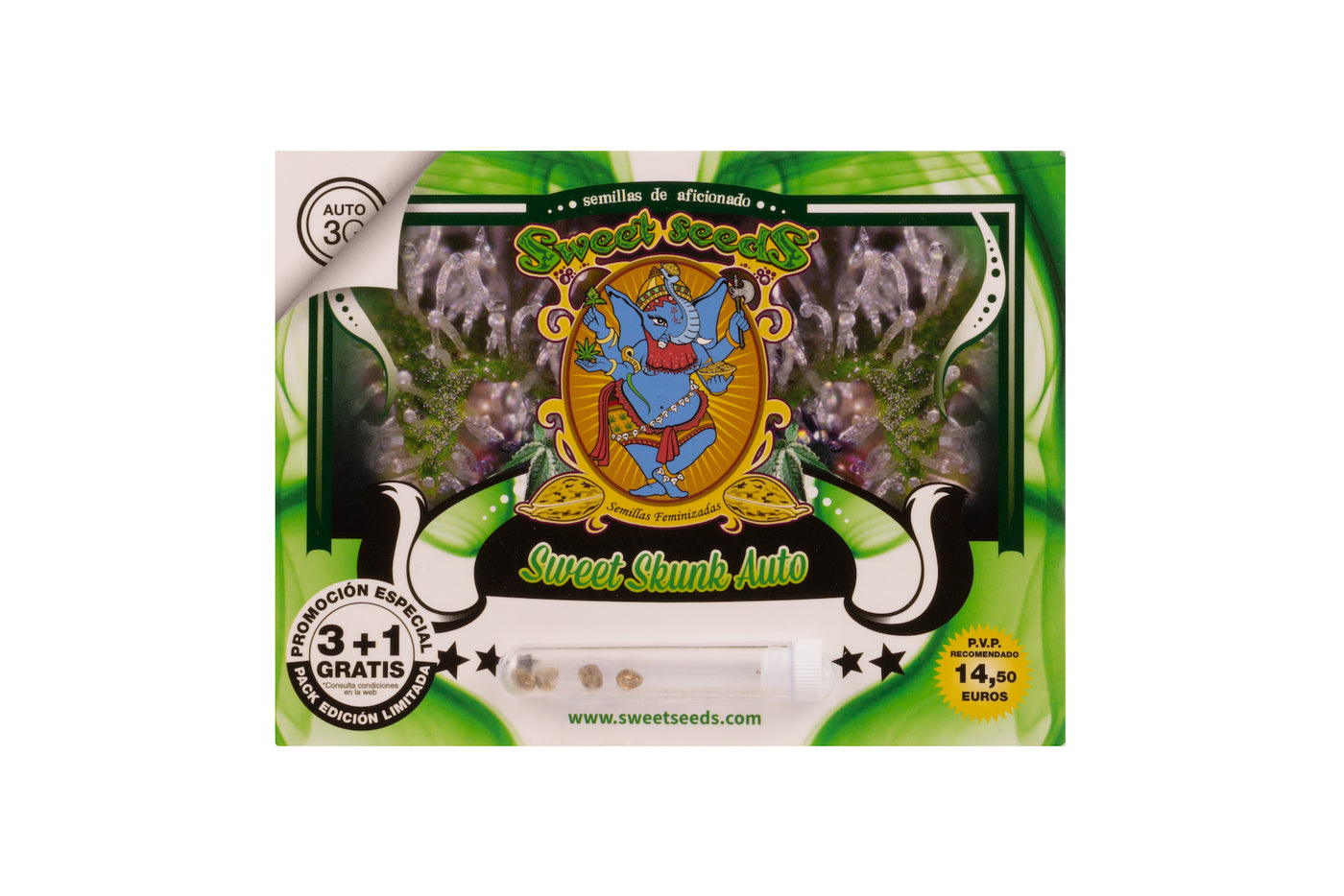 Immagine Packaging Sweet Seeds -  Sweet Skunk Auto - Bongae 