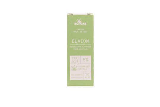 CBD OIL -  Elaion  5 % - 10 ml - Bongae 